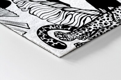 Design dørmåtte Leopard-savanne