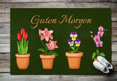 Design dørmåtte Guten morgen