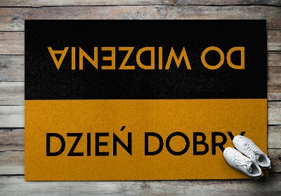 Design dørmåtte Dzień dobry do widzenia