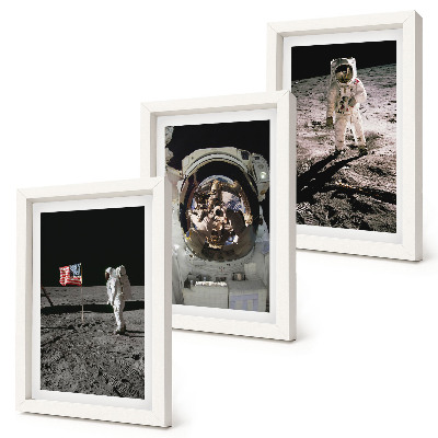 Billedvæg Billeder af astronauter, der lander på månen