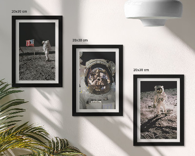 Billedvæg Billeder af astronauter, der lander på månen