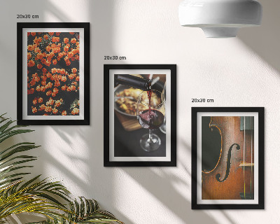 Moderne billedsæt Vintage romantiske blomster vin og violin