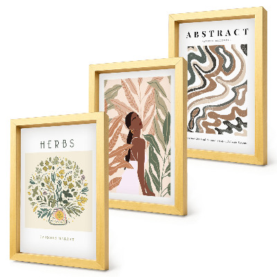 Moderne billedsæt Boho æstetiske pastel minimalistiske plakater