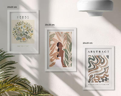 Moderne billedsæt Boho æstetiske pastel minimalistiske plakater