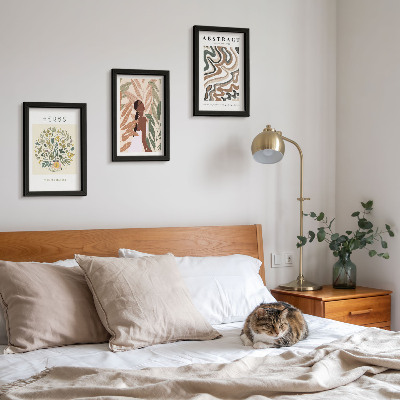 Moderne billedsæt Boho æstetiske pastel minimalistiske plakater