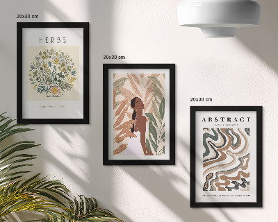 Moderne billedsæt Boho æstetiske pastel minimalistiske plakater