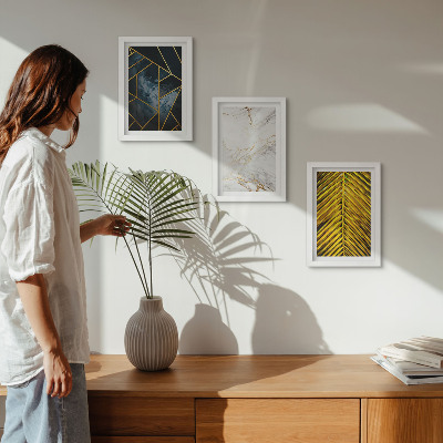 Pakke med billeder og rammer Moderne geometriske mønstre og naturlige plantemotiver