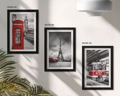 Moderne billedsæt Ikoniske byer London Paris og jernbanetransport