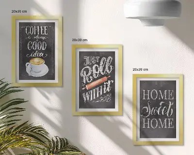 Moderne billedsæt med kaffe, hjemmevarme og hygge