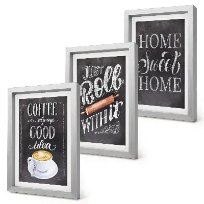 Moderne billedsæt med kaffe, hjemmevarme og hygge