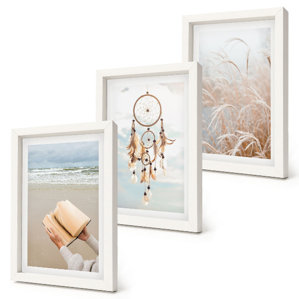 Moderne billedsæt Fredelige landskaber, sarte sommerudsigter, boho-stil