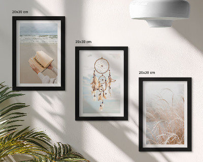 Moderne billedsæt Fredelige landskaber, sarte sommerudsigter, boho-stil