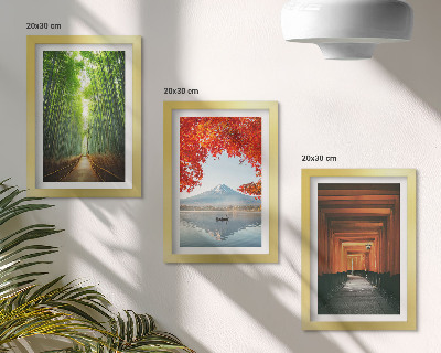 Moderne billedsæt Bambusskov, Mount Fuji, torii-sti, landskaber i Japan