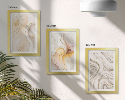 Moderne billedsæt Abstrakte varme mønstre elegante motiver