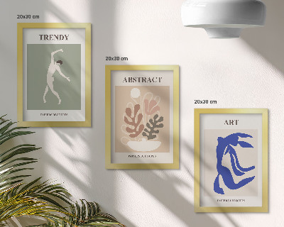 Moderne billedsæt Stilfulde figur- og planteplakater af Henri Matisse