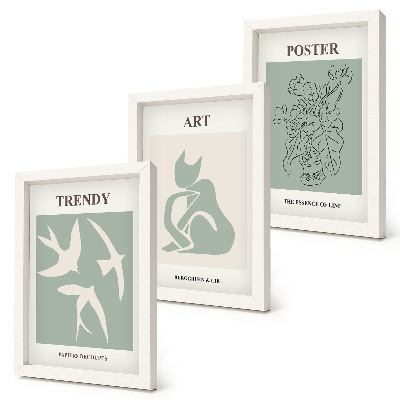 Billedvæg Stilfulde illustrationer af Henri Matisse
