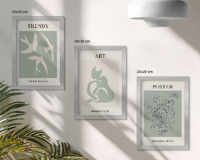 Billedvæg Stilfulde illustrationer af Henri Matisse
