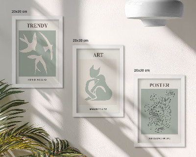 Billedvæg Stilfulde illustrationer af Henri Matisse