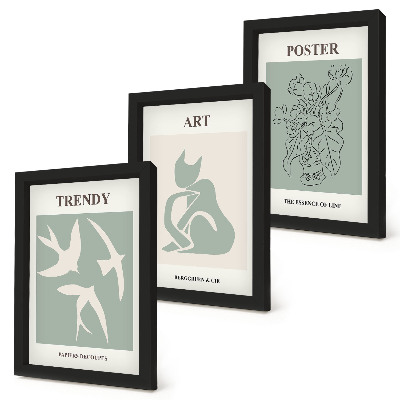 Billedvæg Stilfulde illustrationer af Henri Matisse