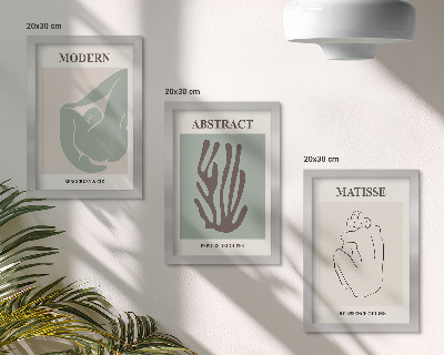 Moderne billedsæt Stilfulde malerier med abstrakte motiver af Henri Matisse