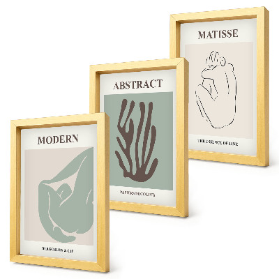 Moderne billedsæt Stilfulde malerier med abstrakte motiver af Henri Matisse