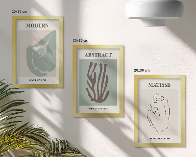 Moderne billedsæt Stilfulde malerier med abstrakte motiver af Henri Matisse