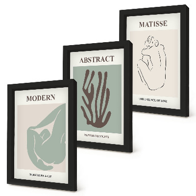 Moderne billedsæt Stilfulde malerier med abstrakte motiver af Henri Matisse