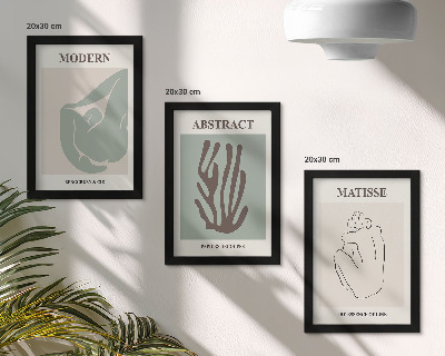 Moderne billedsæt Stilfulde malerier med abstrakte motiver af Henri Matisse