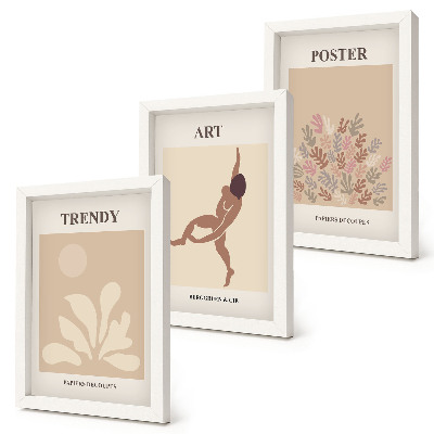 Moderne billedsæt Abstrakte former og figurer af Henri Matisse