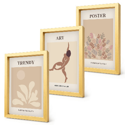 Moderne billedsæt Abstrakte former og figurer af Henri Matisse