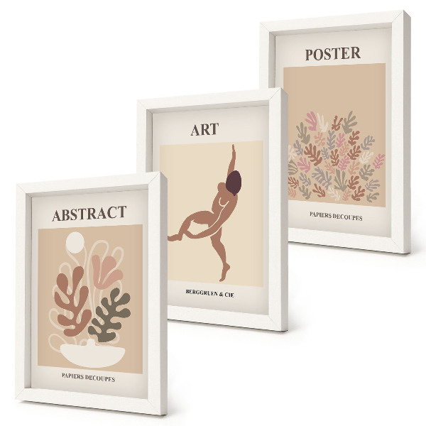 Moderne billedsæt Stilfulde abstrakte kompositioner af Henri Matisse