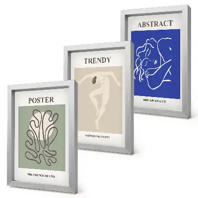 Henri Matisse pastelillustrationer pakke med billeder og rammer
