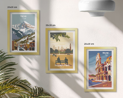 Moderne billedsæt Bjergene i Ouray Park i London Colosseum i Rom