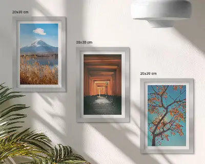 Japanske landskaber, natur og arkitektur i Asien moderne billedsæt