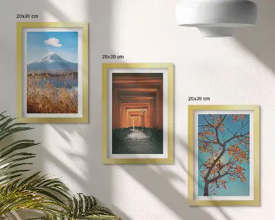 Japanske landskaber, natur og arkitektur i Asien moderne billedsæt