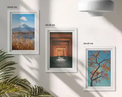 Japanske landskaber, natur og arkitektur i Asien moderne billedsæt