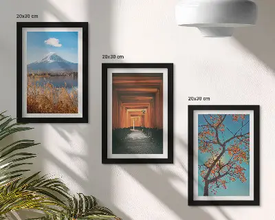 Japanske landskaber, natur og arkitektur i Asien moderne billedsæt