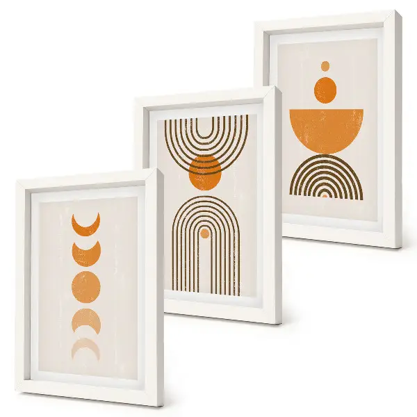 Boho minimalistisk billedsæt moderne dekorativt design