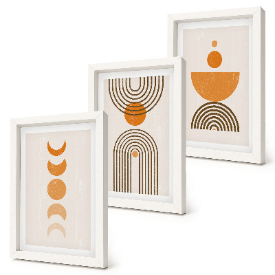Moderne billedsæt Boho minimalistisk dekorativt design