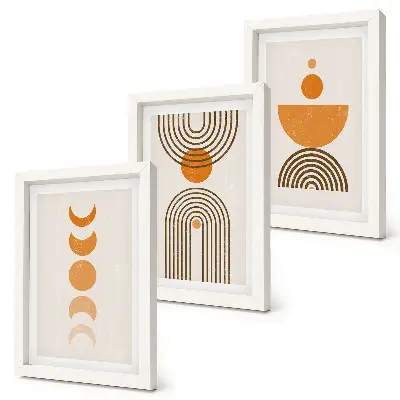 Boho minimalistisk billedsæt moderne dekorativt design