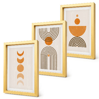 Moderne billedsæt Boho minimalistisk dekorativt design