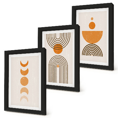 Moderne billedsæt Boho minimalistisk dekorativt design