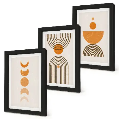 Boho minimalistisk billedsæt moderne dekorativt design