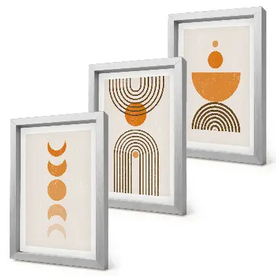 Boho minimalistisk billedsæt moderne dekorativt design
