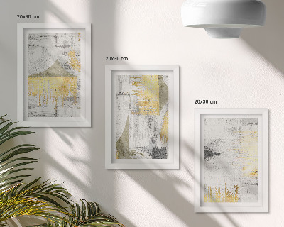 Moderne billedsæt Abstrakte minimalistiske moderigtige malerimønstre