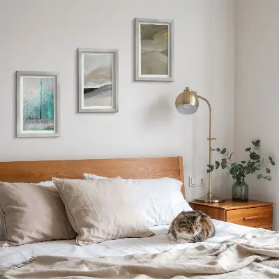 Abstrakte minimalistiske vægdekorationer moderne billedsæt