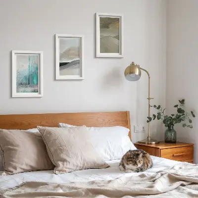 Abstrakte minimalistiske vægdekorationer moderne billedsæt