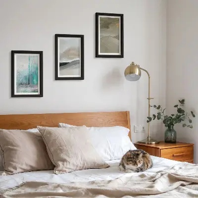 Abstrakte minimalistiske vægdekorationer moderne billedsæt