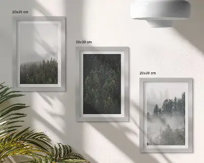Grønne skove i tåget natur moderne billedsæt