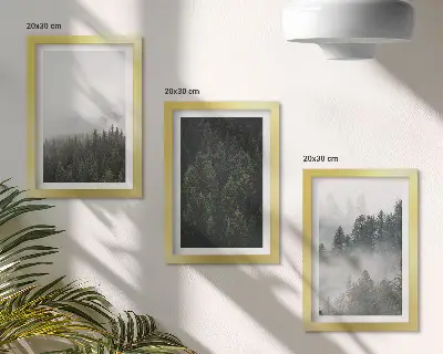 Grønne skove i tåget natur moderne billedsæt